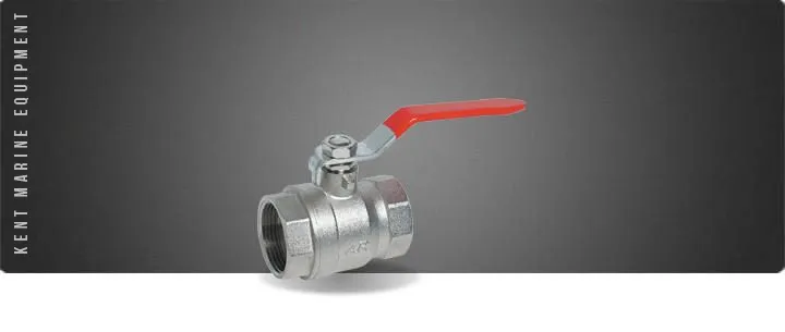 Vannes 1/4 tour laiton nickelé