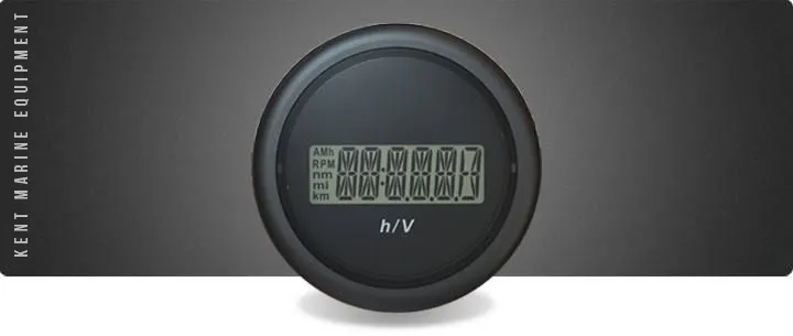 Combiné horamètre et voltmètre