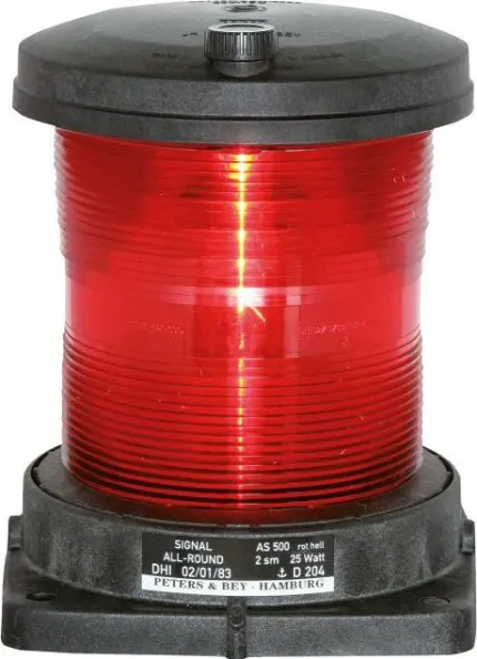 FEU SERIE 500 TOUT HORIZON ROUGE 360°, 12-24V
