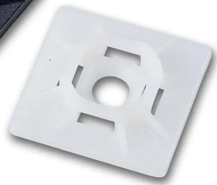 25 EMBASES ADHESIVES BLANCHES