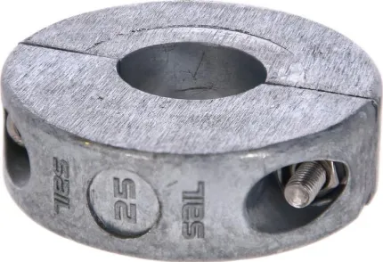 Anode zinc collier d'arbre étroit Ø25 - vrac