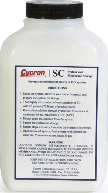 Biocide stockage membrane (675g)