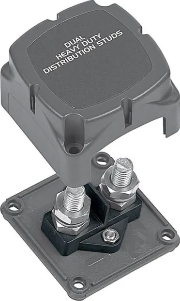 Boîtier multi-connecteurs 2 plots isolés Ø10mm