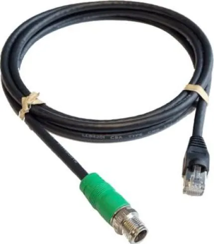 Câble adaptateur Ethernet RJ45 M vers prise M12-X Mâle 5m 
