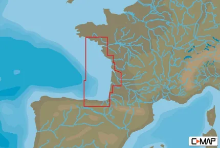 Carte C-MAP® 4D Golfe de Gascogne