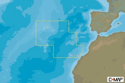 Carte C-MAP® 4D Iles de Madere-Acores-Canaries