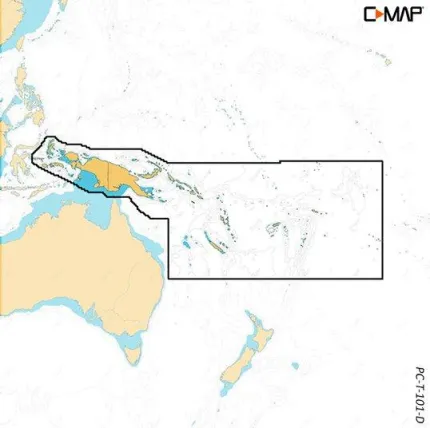 Carte C-MAP® Discover™ X  Îles Salomon & Vanautu