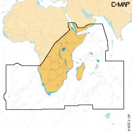 Carte C-MAP® Reveal™ X Afrique Sud & Afrique Est