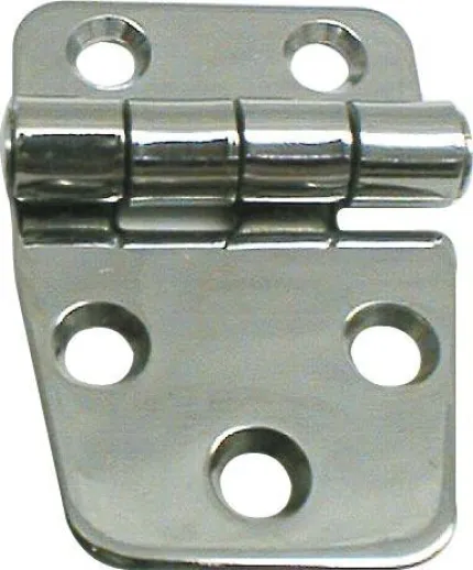 Charnière inox poli 38.5x54.5x2mm