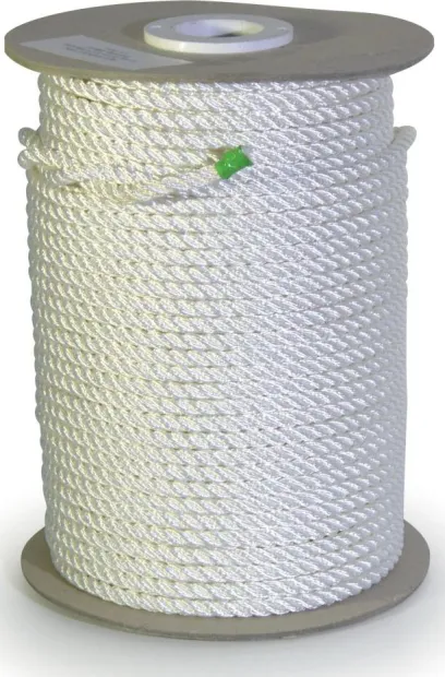 Cordage polyamide blanc D=8 mm