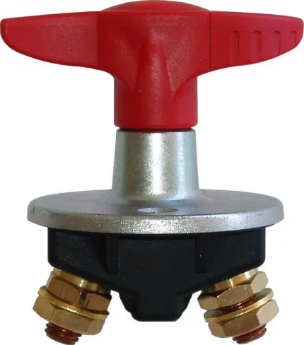 Coupe-batterie unipolaire 150A rouge