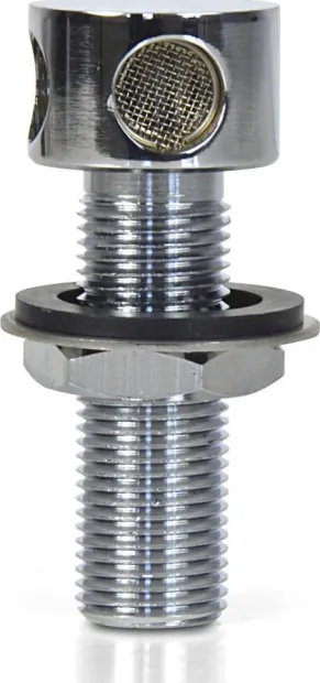 Event droit chromé Ø16mm épaisseur 20mm