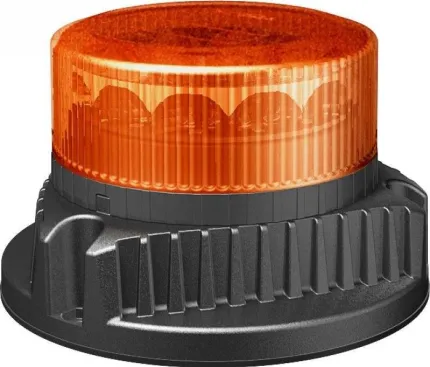 Feu bi-fonction flash et rotatif MU ambre magnétique