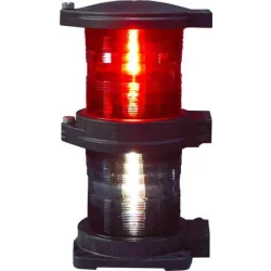 FEU DOUBLE SERIE 760 TOUT HORIZON ROUGE ET BLANC 360°, 24-230V
