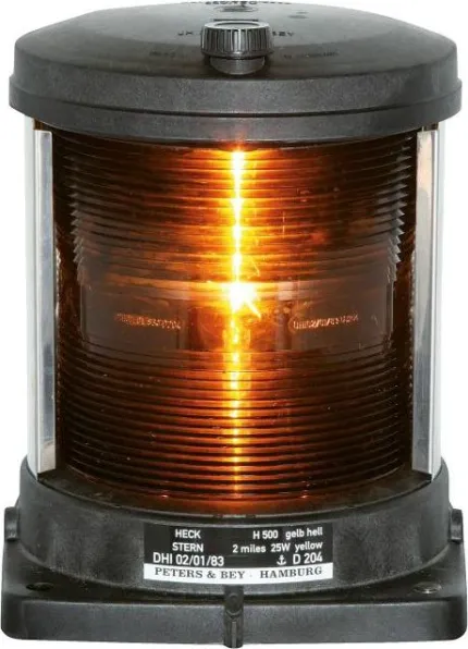 FEU SERIE 500 REMORQUAGE JAUNE 135°, 12-24V