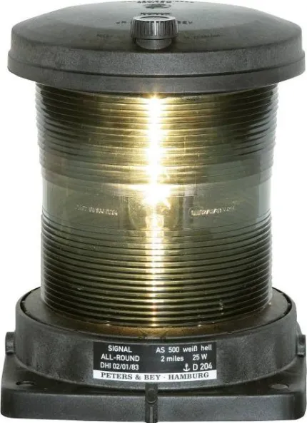 FEU SERIE 500 TOUT HORIZON BLANC 360° 2NM, 12-24V