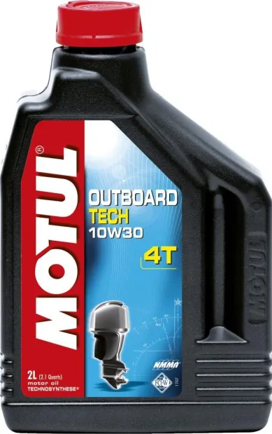 Huile moteur Outboard Tech 4T 10W30 bidon 2L
