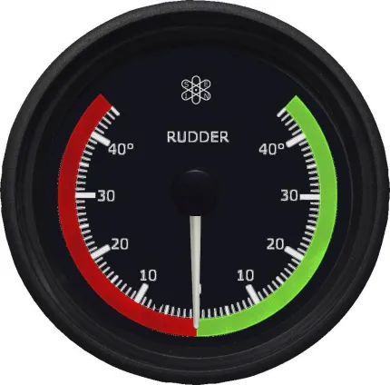 Indicateur d’'angle de barre Ø 85mm pour capteur SG et CAN bus