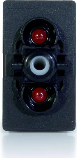 INTERRUPTEUR POUSSOIR MOM-OFF 1 PÔLE LUMINEUX 12V