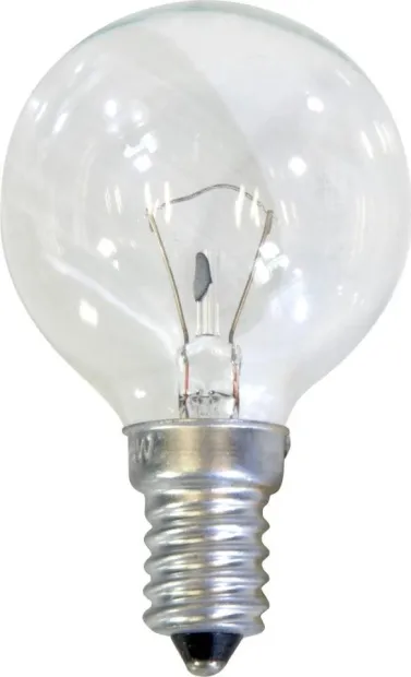 Lampe E14 sphère 24V 25W