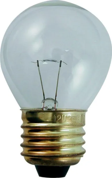 Lampe E27 sphère 12V 25W