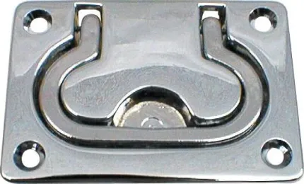 Lève-panneaux laiton chromé 77x55x5mm