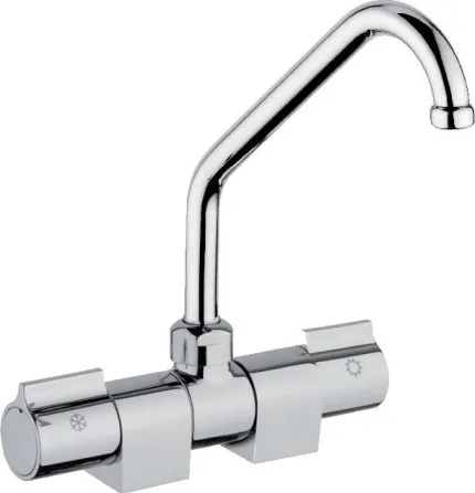 Mélangeur laiton chromé