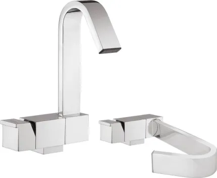 Mitigeur carré rabattable