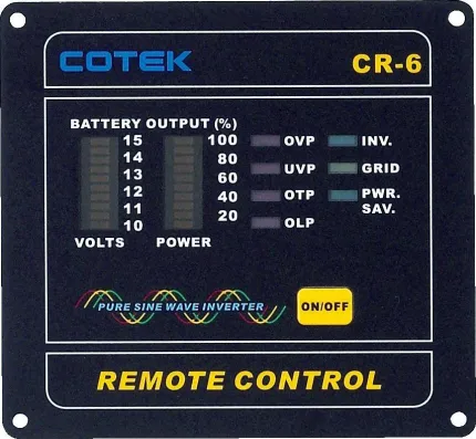 Panneau de commande à distance 24V déportée