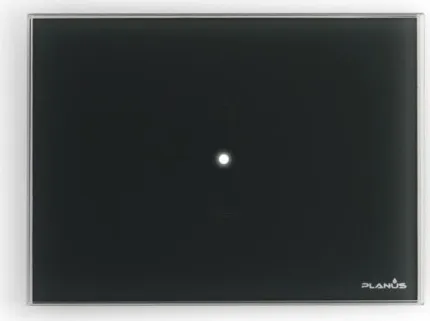 PANNEAU DE COMMANDE TOUCH 1 BOUTON NOIR