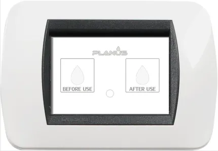 PANNEAU SLIM 2 BOUTONS