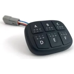 Powerkey 6 touches compact CANbusJ1939 ou CANopen