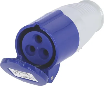 Prise femelle - Fiche 2P+T 16A/230V - IP44