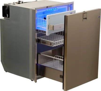 Réfrigérateur à tiroir 130L Inox Clean Touch 12/24V 