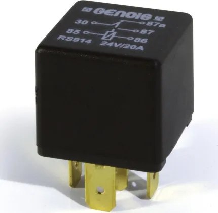 Relais 5 bornes 24V 15/20A standard