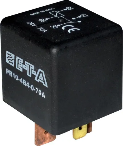 Relais démarrage 12V 70A + attache