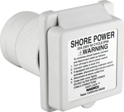 Socle inversé carré 32A 2P+T 220V