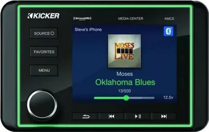 Source audio multimédia KMC6 - 6 canaux - DAB+/AM/FM/Bluetooth/USB - Vidéo-In - NMEA2000