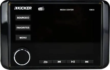 Source audio multimédia KMC6 - 6 canaux - DAB+/AM/FM/Bluetooth/USB - Vidéo-In - NMEA2000