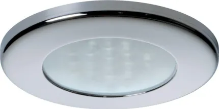 Spot LED Ø 72mm TED inox 10/30V blanc chaud