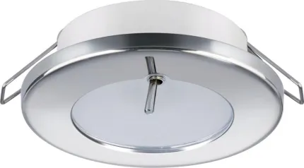 Spot LED Ø 72mm TED inox 10/30V blanc chaud - interrupteur