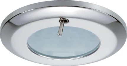 Spot LED Ø 77mm SELENE INOX 10-30V blanc naturel - interrupteur