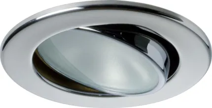 Spot LED Ø 85mm orientable NIKITA inox poli 10-30V blanc chaud
