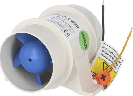Ventilateur en ligne 24V 3,8m3/mn