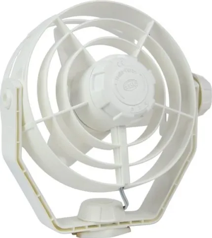Ventilateur turbo 12V blanc