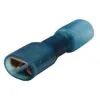 20 x cosse femelle 6,3 bleue étanche - Thermo-rétractable