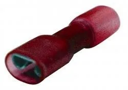 20 x cosse femelle 6,3 rouge étanche - thermo-rétractable