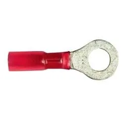 20 x cosse ronde 5 rouge étanche - Thermo-rétractable