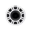 2x HP 8'' à chambre de compression avec grilles blanches et grises charbon de 200 mm - LEDs RGB - 4 ohms - Série KMXL