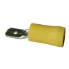 Boîte 100 cosses mâle 6.3mm jaune
